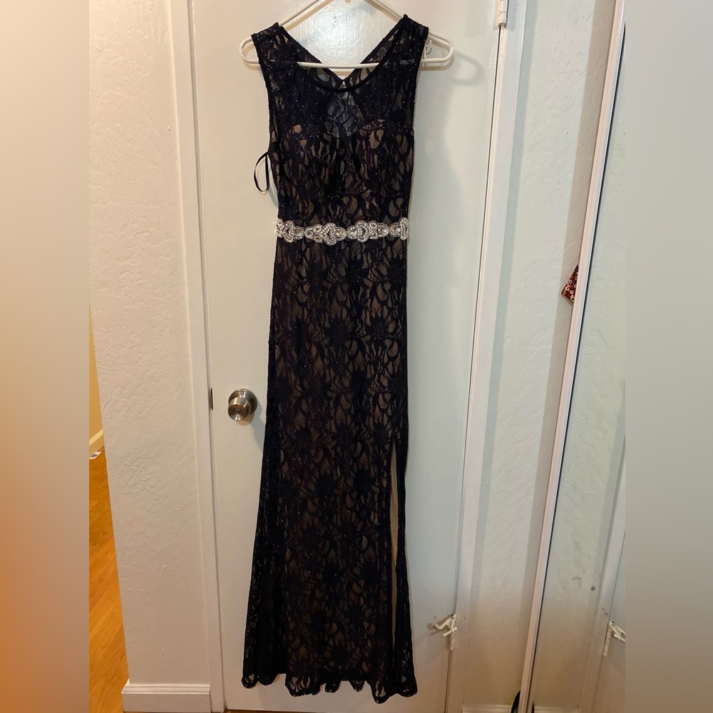 Navy blue city triangles dress size 11  like new